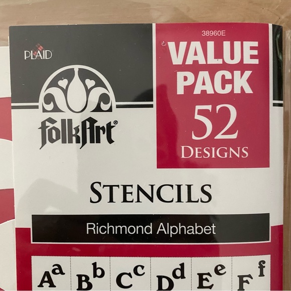 Die Cut Stencils 4” & 6” letters - Picture 3 of 5